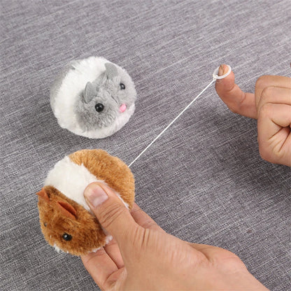 Interactive Plush Mouse Cat Toy