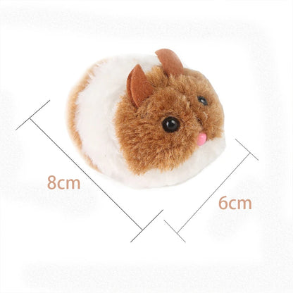 Interactive Plush Mouse Cat Toy