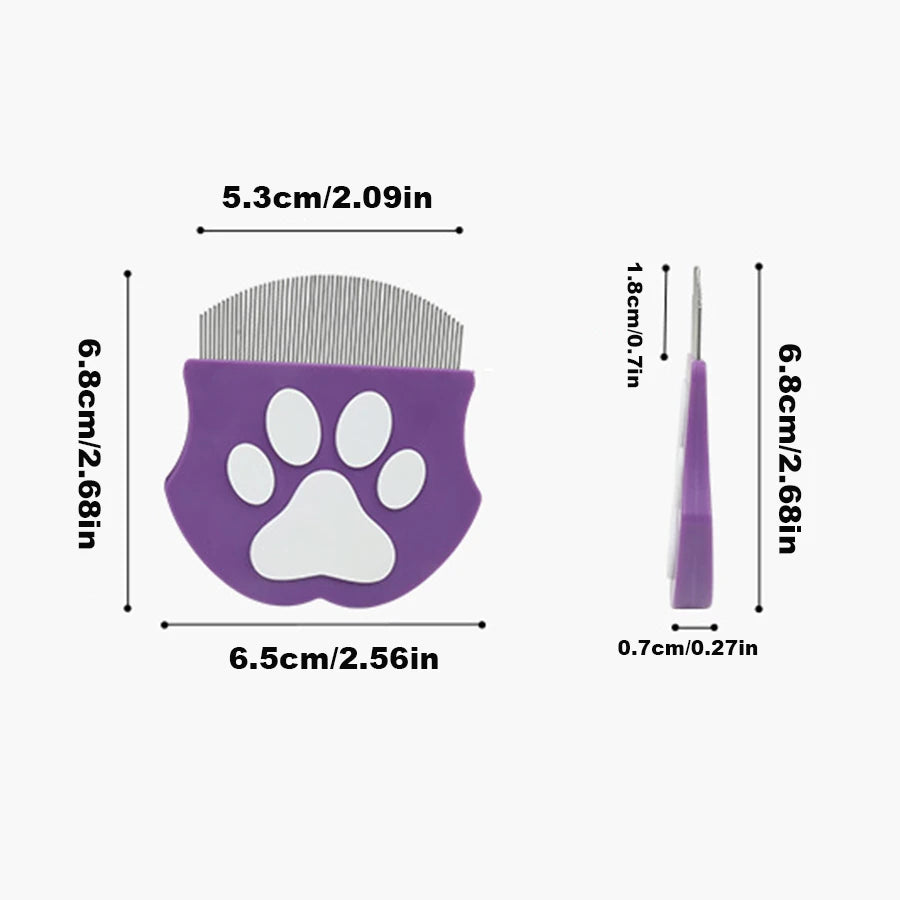 Curved Comb for Cats & Dogs