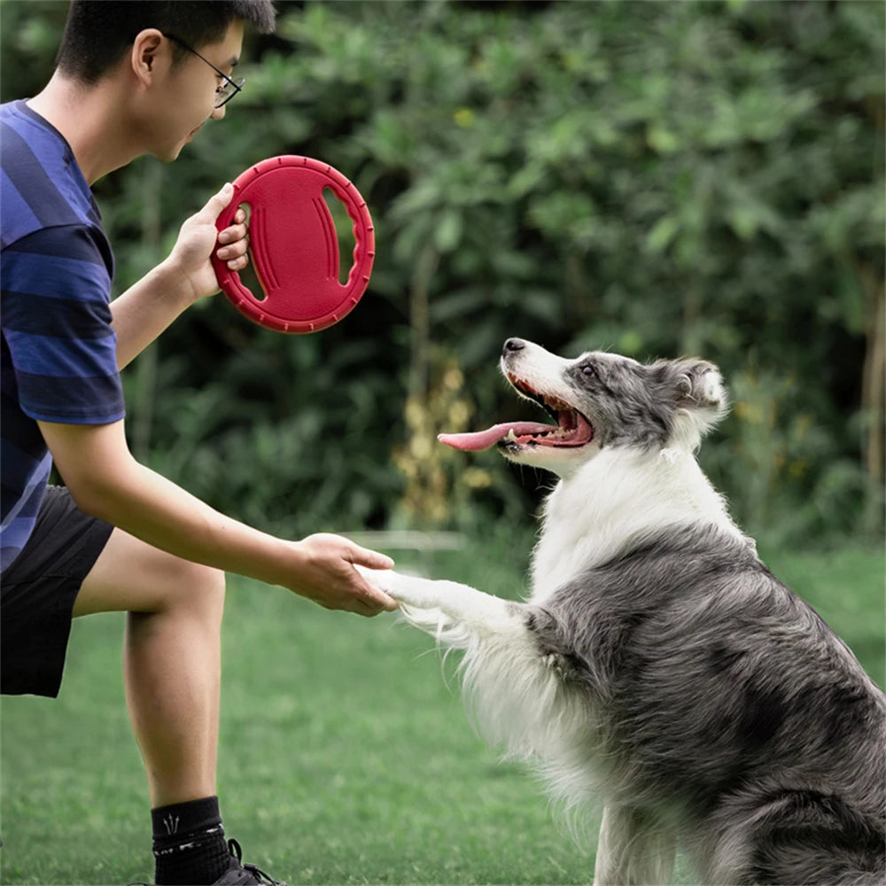Floating Dog Training Frisbee - Bite Resistant