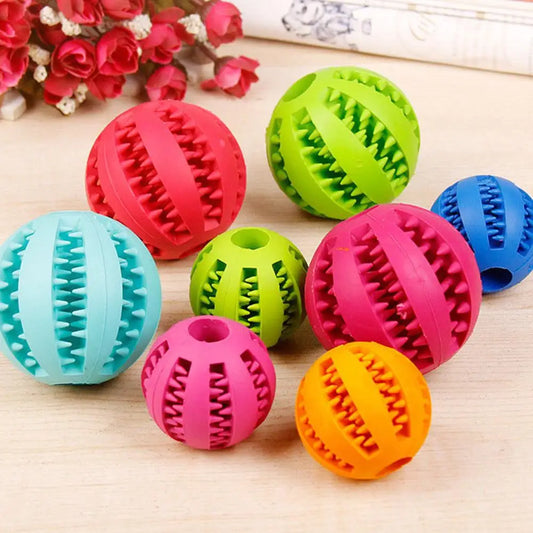 Squeaky Rubber Training Ball for Dogs