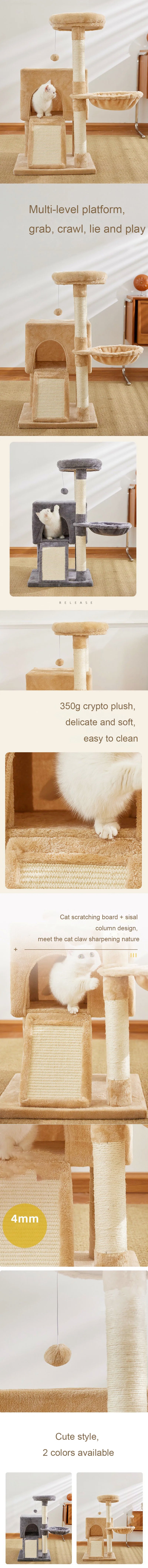 Luxury Cat Tree with Double Condos