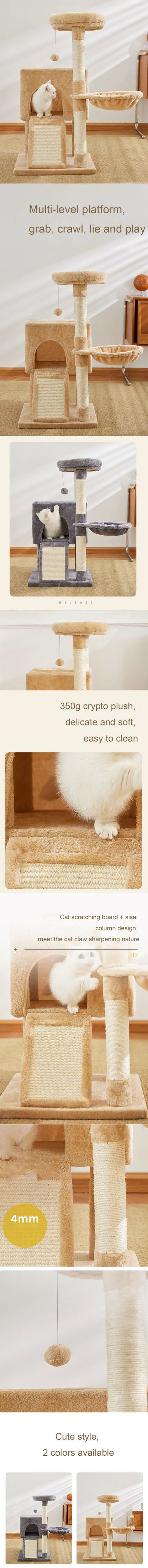 Luxury Cat Tree with Double Condos