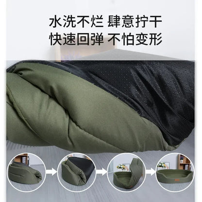 Waterproof Square Dog Bed - Washable