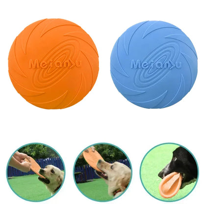 22cm Silicone Dog Frisbee - Chew Resistant