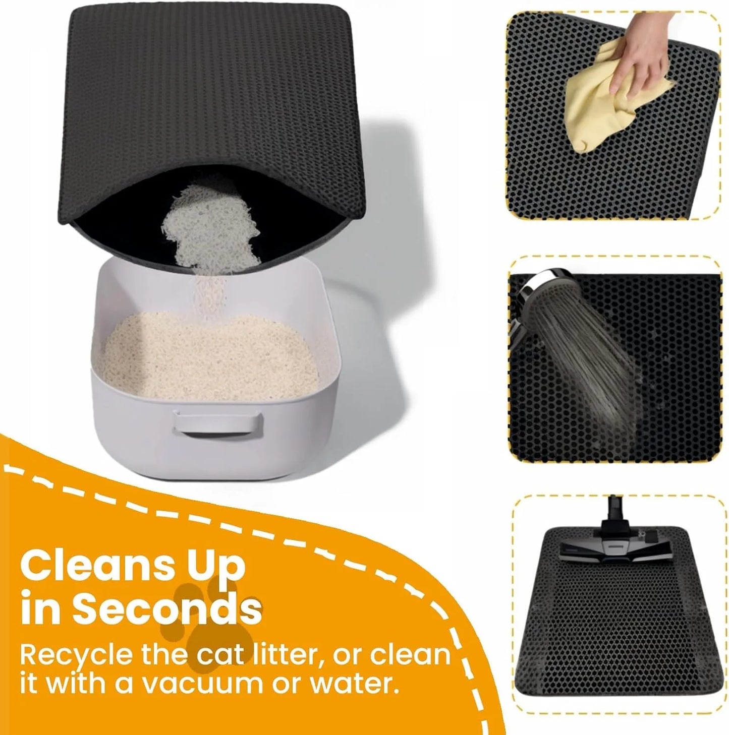 Double Layer Cat Litter Mat - Waterproof