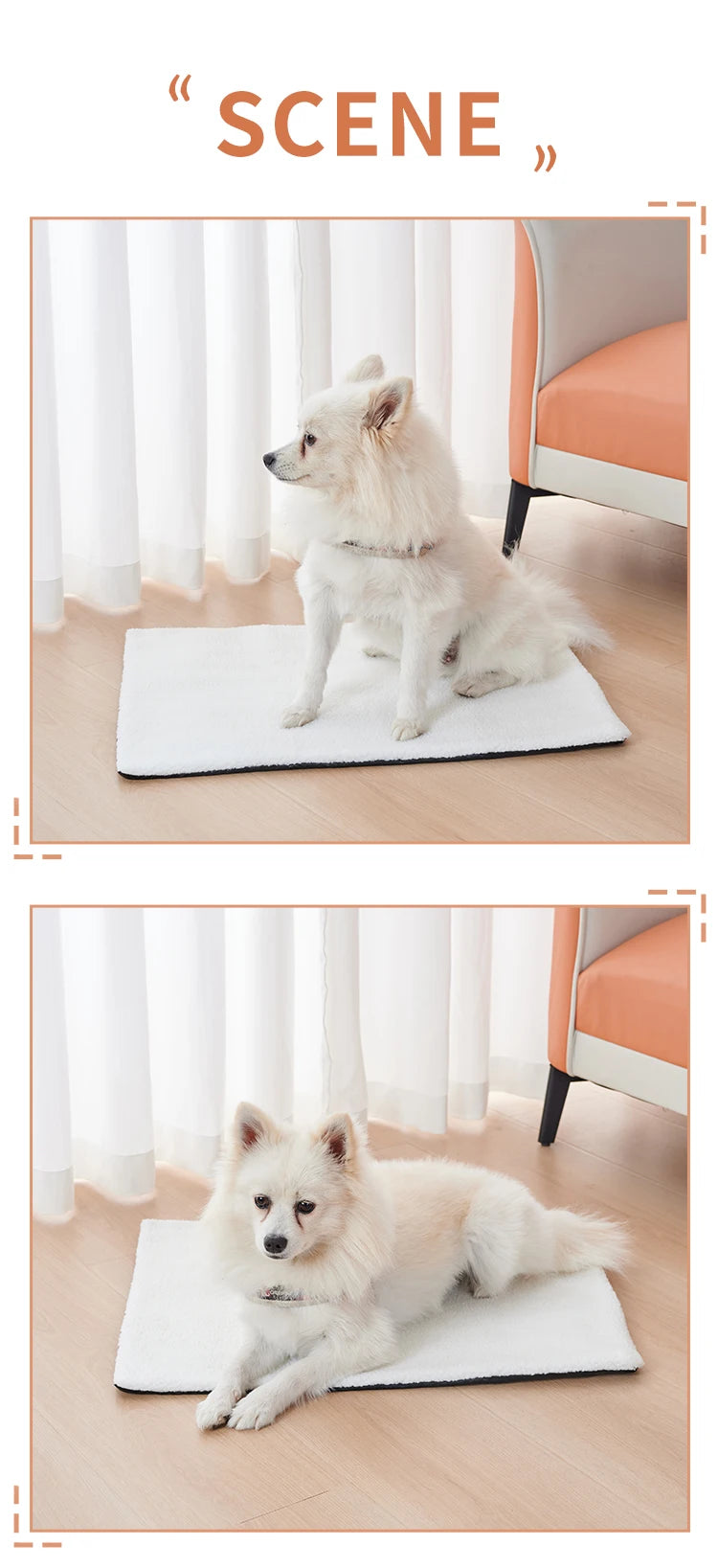 Self-Heating Pet Pad for Winter