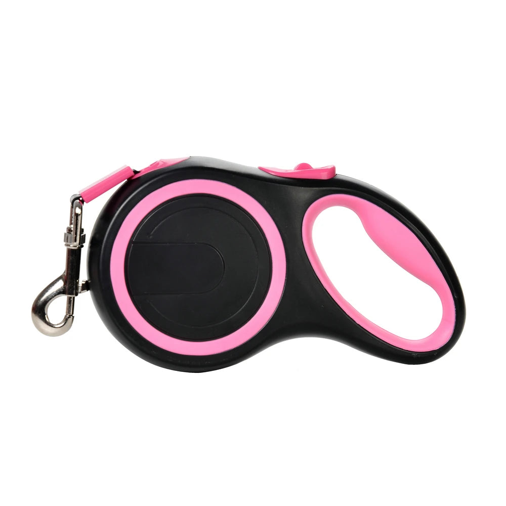 Retractabel Dog Leash Pink