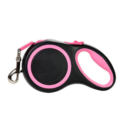 Retractabel Dog Leash Pink