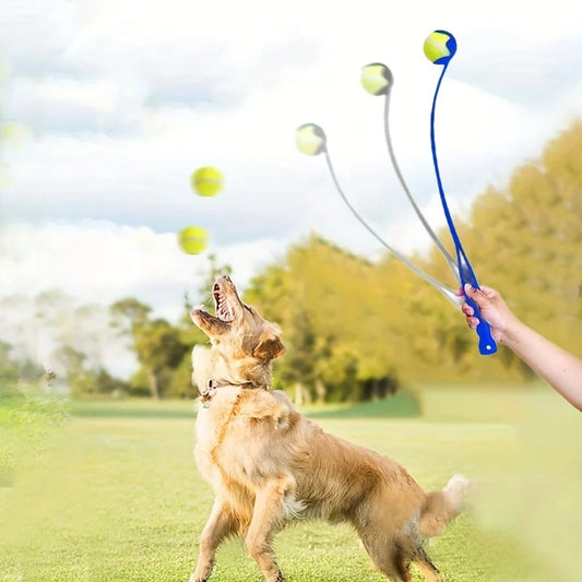 Tennis Ball Launcher Stick for Dogs