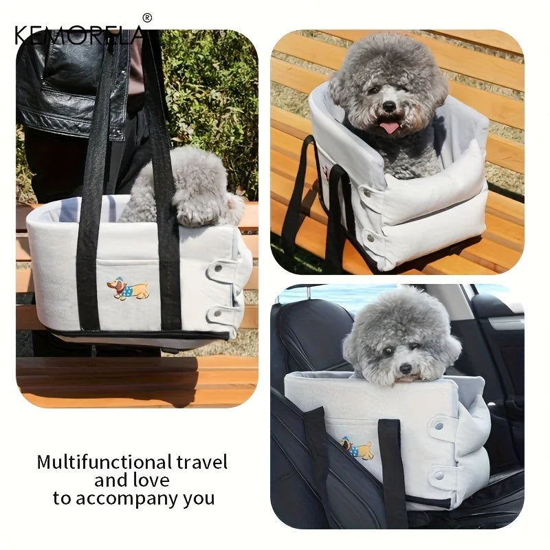 Pet Car Booster Seat with Safety Harness