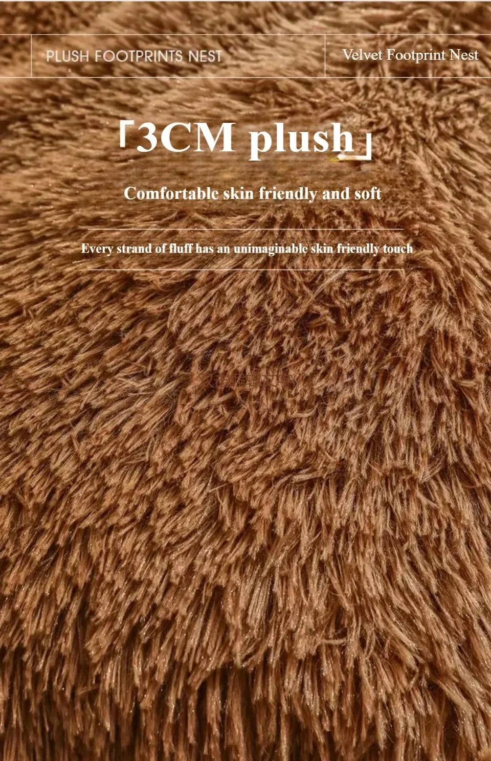 Plush Dog Bed Nest - Washable