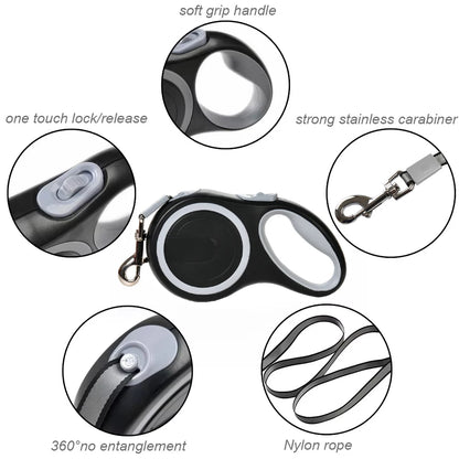 Retractable Dog Leash for Large Dogs
