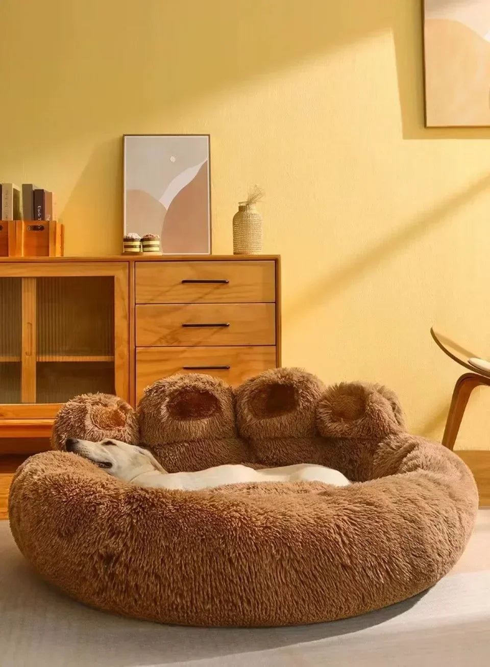 Plush Dog Bed Nest - Washable