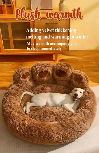 Plush Dog Bed Nest - Washable