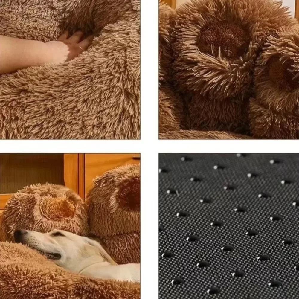 Plush Dog Bed Nest - Washable