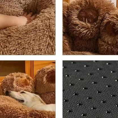 Plush Dog Bed Nest - Washable
