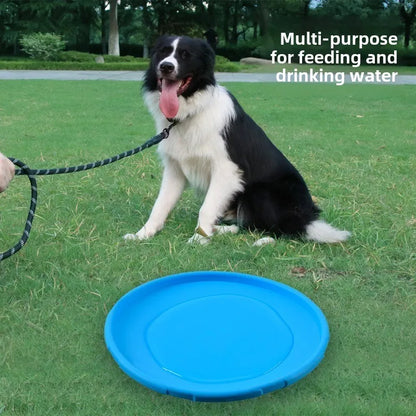 22cm Silicone Dog Frisbee - Chew Resistant