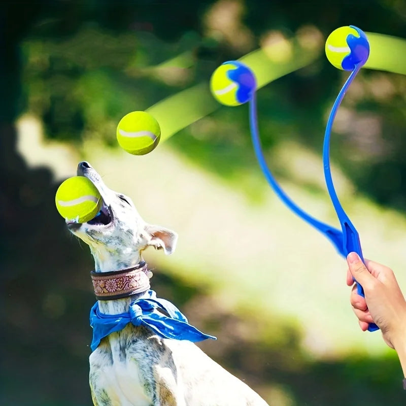 Tennis Ball Launcher Stick for Dogs