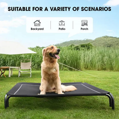 Elevated Cooling Dog Bed - Breathable Mesh