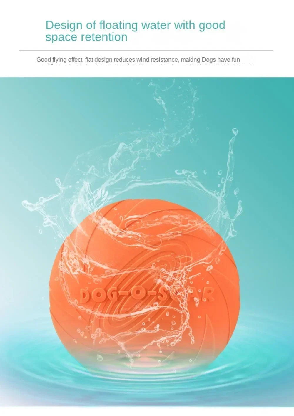 22cm Silicone Dog Frisbee - Chew Resistant