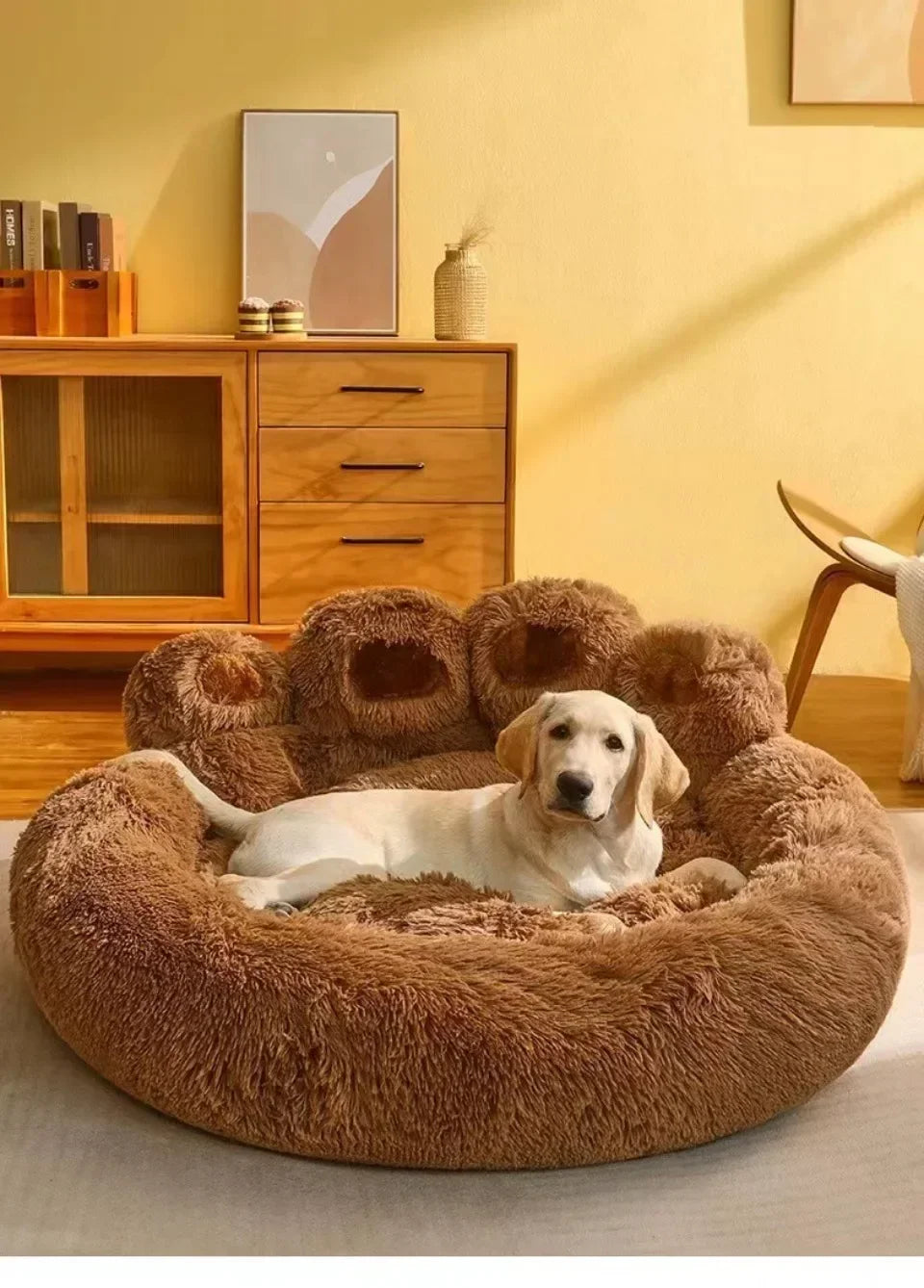 Plush Dog Bed Nest - Washable